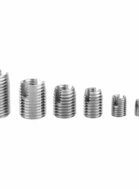 50pcs/302型不锈钢自攻螺纹护套螺纹加固维修工具紧固件分类套装