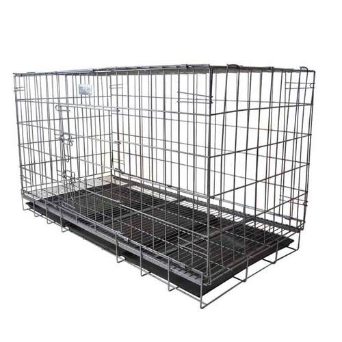 大中型犬狗笼子加密加粗角钢折叠金毛阿拉斯加狗笼狗屋鸡笼