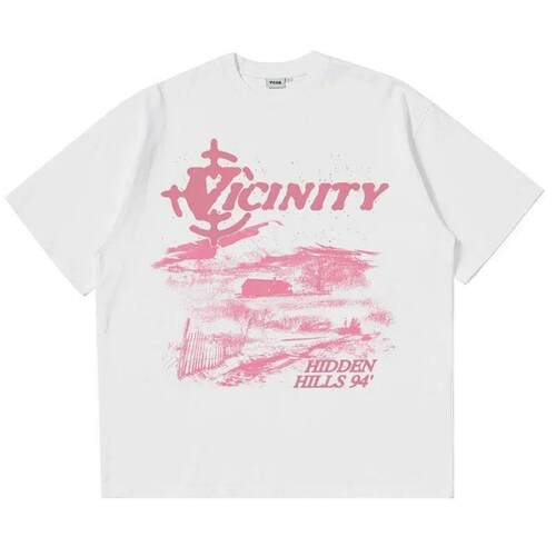 O 37168 Men Streetwear T-Shirt Vintage Short SleeveT恤