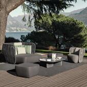 沃登户外家具别墅花园户外沙发庭院室外休闲藤编沙发组合家具厂家