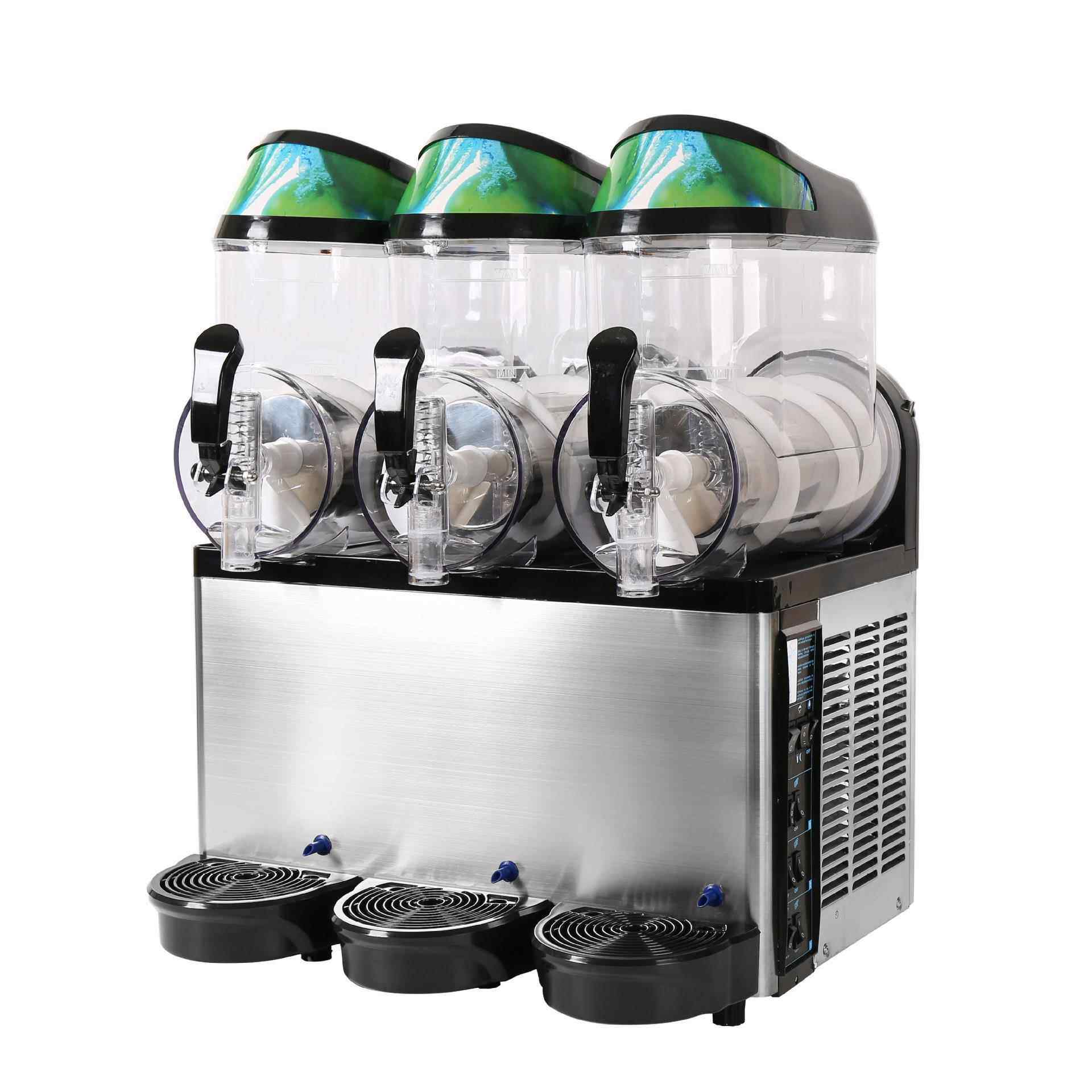 12L*3slushicemachine商用双缸冰沙雪融雪泥机奶茶店跨境外贸