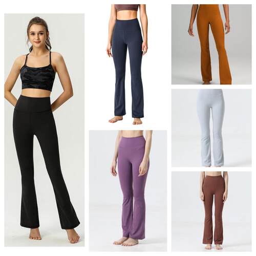 Yoga pants for women, super high waisted flared pants,