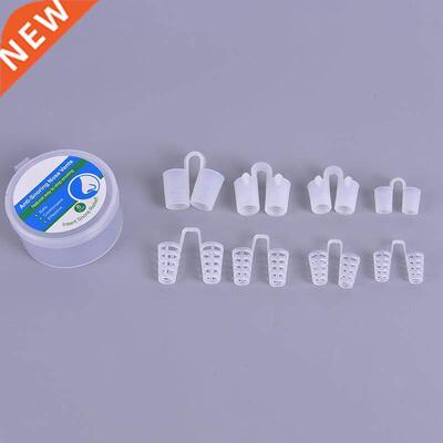 4pcs/8pcs Anti Snoring Nose Clip Breathable Easy Sleep Snore