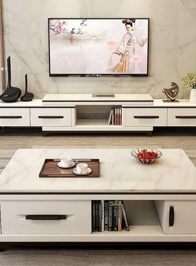 具代简约电视柜茶几组合套装厅家用客家小户型现电视柜EYP子大理