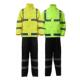 雨衣交通劳保环卫反光雨衣 荧光黄分体式 分体雨衣雨裤 套装
