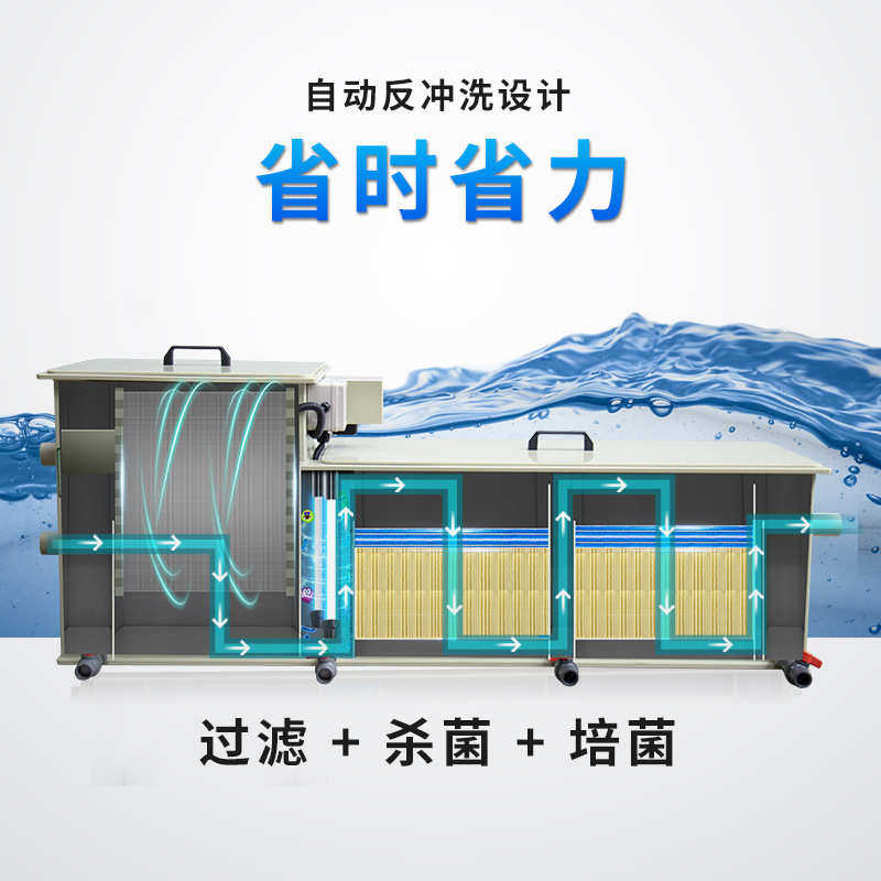 庭院转鼓全自动净化箱过滤器锦鲤鱼池循环水鱼池户外系统过滤过滤