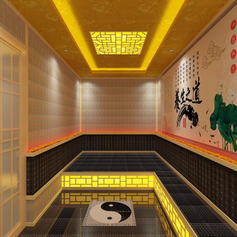 新款直销承建固定式汗蒸房安装承建盐蒸房安装洗浴中心多人桑拿房