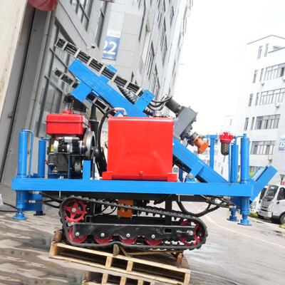巨工潜孔钻机轻型履带式1130单缸柴油型g180锚固钻机护坡支护