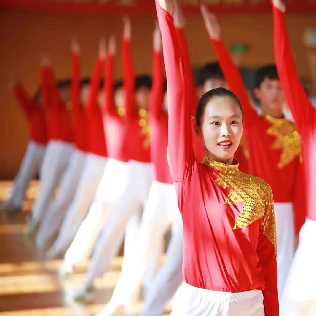 儿童体操比赛服装广播体操服学生运动会比赛服喇啦队运动广场舞服