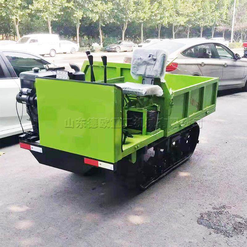 橡胶履带运输车农用柴油装运车小型单缸山地水田雪地履带车