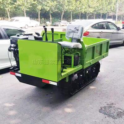 橡胶履带运输车农用柴油装运车小型单缸山地水田雪地履带车
