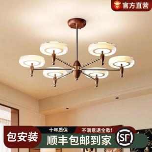 全光谱房间LED中古飞碟客厅吊灯现代简约设计师大气餐厅卧室灯具
