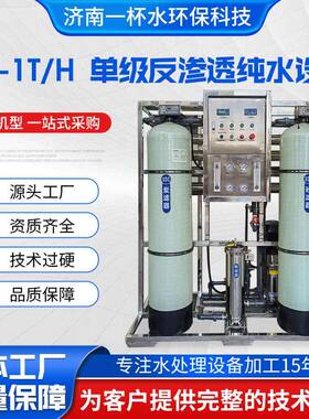 纯水设备净水设备1吨/小时水处理设备食品厂反渗透设备