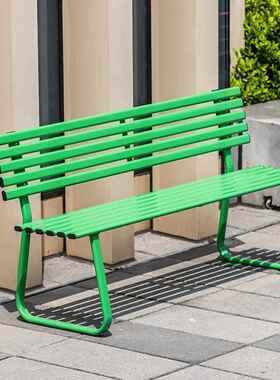 巴克长椅sy--6612公园椅户外长椅铝排洛椅欧式简约庭院椅长条凳铸