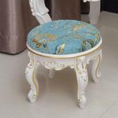 布艺圆凳创意宝宝靠背矮凳客厅换鞋 茶几凳家用小凳子 凳 矮凳 欧式