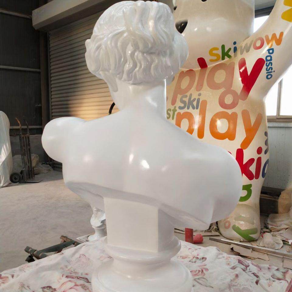 玻璃钢维纳斯半身雕塑 室内仿汉白玉工艺品艺术摆件雕像人物厂家