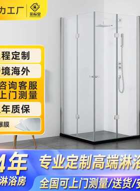 整体不锈钢淋浴房干湿分离浴室玻璃门卫生间沐浴房淋雨洗澡房隔断