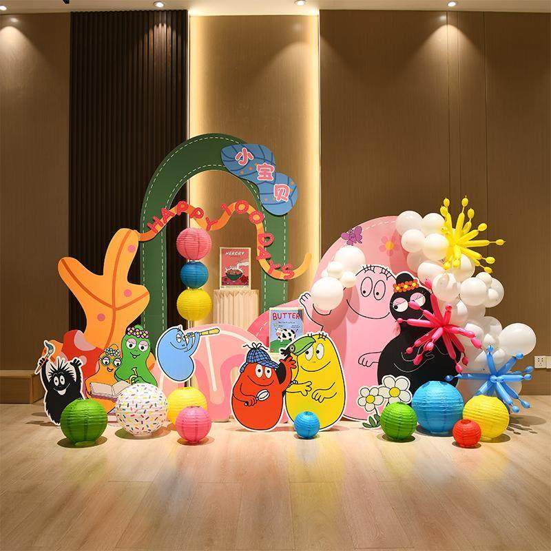 巴巴爸爸主题派对十周岁生日背景墙周岁布置装饰场景气球kt板定制,节庆用品/礼品,装扮布置套餐,淘宝优惠券,粉丝福利购,淘宝优惠卷