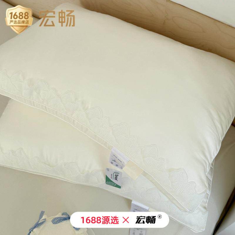 维超软10s兰精0天丝玫瑰肤酒店枕头枕芯莱赛美尔纤立体WB-0610护