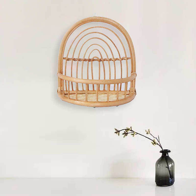 中式藤编复古挂架家用墙壁收纳藤架浴室杂物收纳壁挂篮,特色手工艺,其他特色工艺品,淘宝优惠券,粉丝福利购,淘宝优惠卷