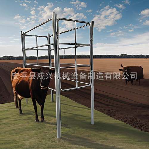 四柱保定栏牛骆驼马大型动物兽医站配套设施安全操作