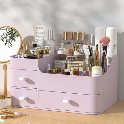 desk organizer desktop makeup box storagebox化妆品收纳盒