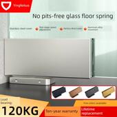 无槽无挖无框玻璃门地弹簧门玻璃门地弹簧门五金配件