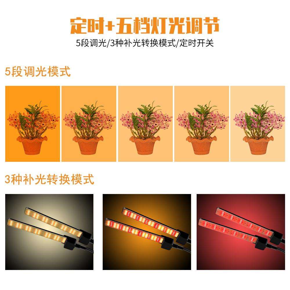 led生长灯多肉种植全光谱夹子植物灯室内盆栽植物种植灯水培蔬菜