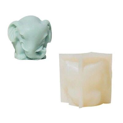 F92B Elephant Silicone Molds poxy Resin Molds Cement Gypsum
