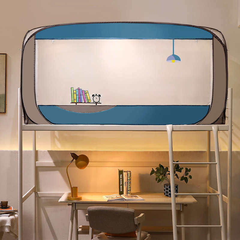 谷今学生宿舍蚊帐上铺免安装蒙古包下铺拉链寝室上下铺通用0.9m1