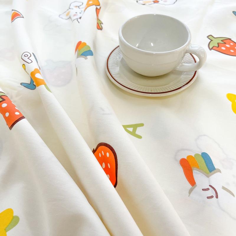 幼儿园卡通60S童绒棉儿套件全棉印三件套床AD2336单1.5花被套长家