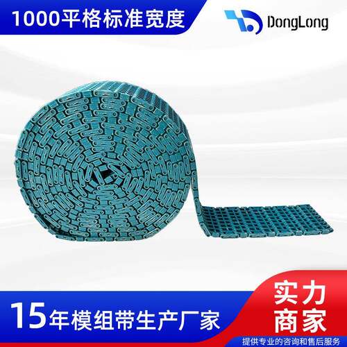 1000型平板带定位网带模块化网链塑料传动带输送机模块化输送带
