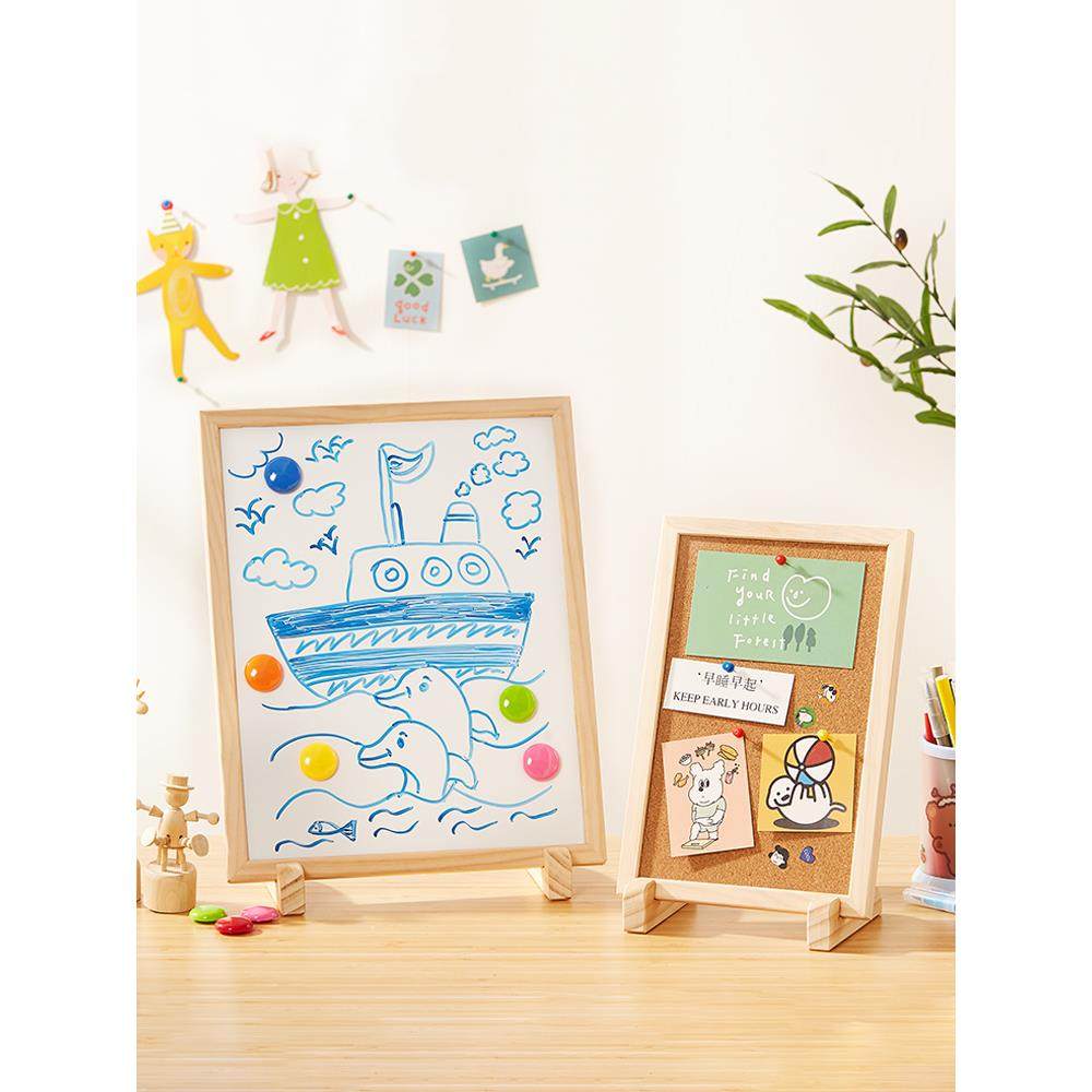 桌面磁性白板带支架双面儿童家用留言记事备忘直播间提示板画架,住宅家具,画架,淘宝优惠券,粉丝福利购,淘宝优惠卷