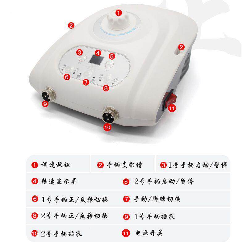QZ60Z双无刷雕刻机双手柄时工作电卡动打磨机0器大扭397同力5000