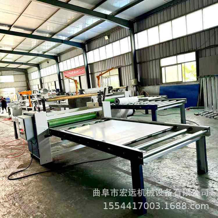 EVA泡沫板贴膜机 铝箔PVC膜复合机 珍珠棉贴纸皮卷材平贴机
