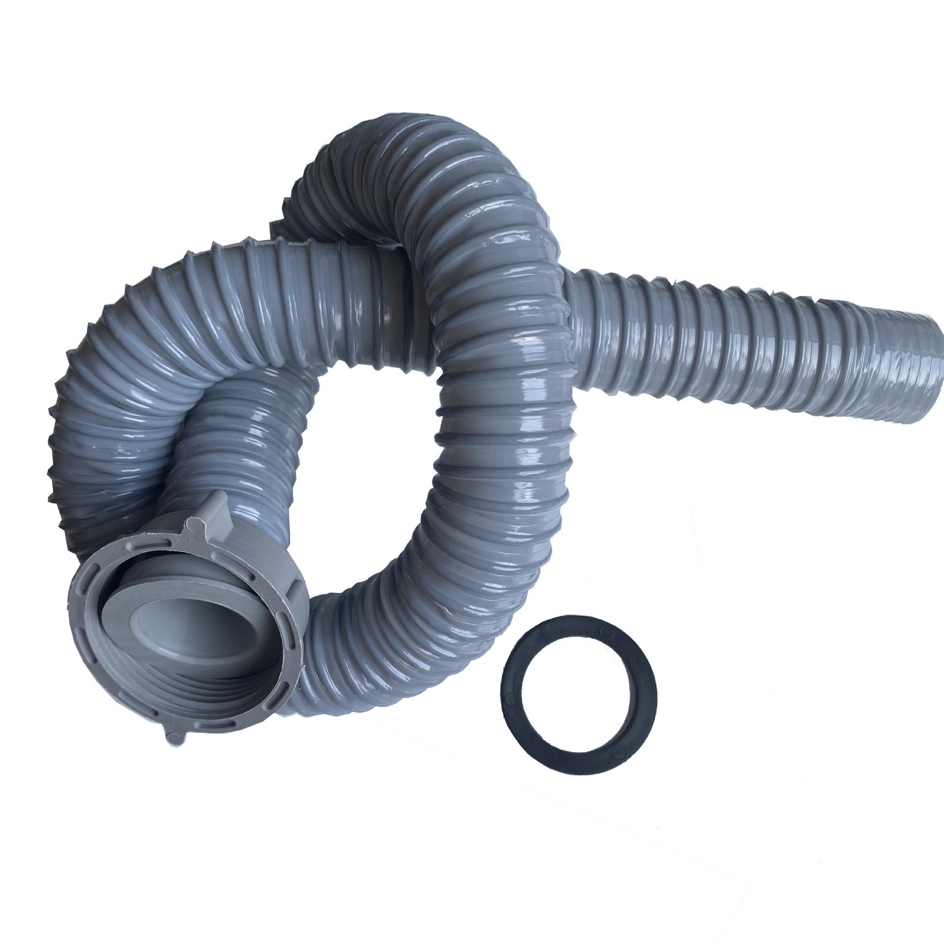 厨房洗碗池双螺纹接管软管下水器