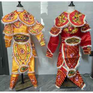 正品潮汕英歌舞迎游神绣服，王子，神，锣鼓，甲接花篮，服演出服