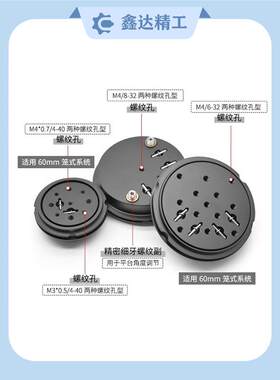 笼式立方体安装座30/60mm笼式系统组件安装平台配镜头调焦相机