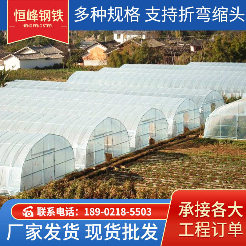 天津q235大棚管 规格齐全 养殖大棚 蔬菜大棚管 温室 养殖大棚