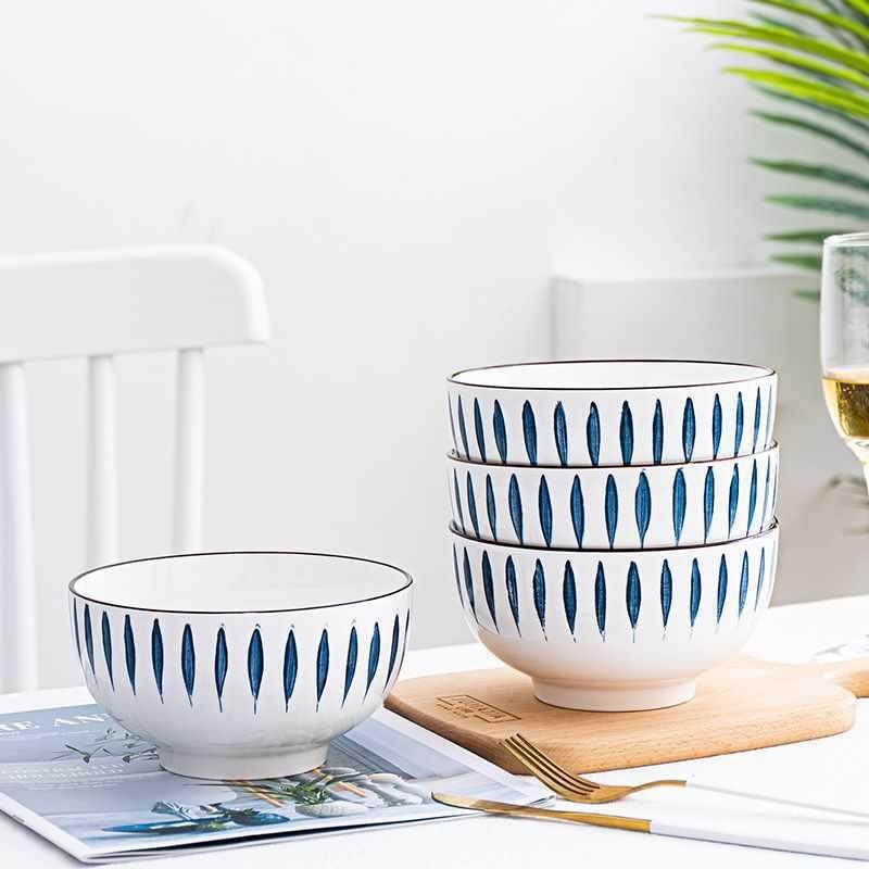 /日式禾风1勺件餐具套装JXV4碗4盘4筷4子6刚逸