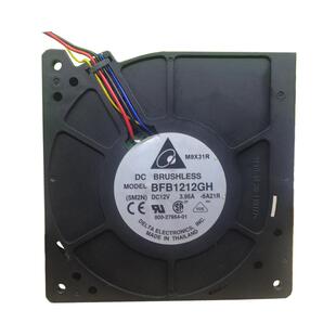 台达 涡轮鼓风机 BFB1212GH 12CM 12V 3.96A 大风量 暴力风扇