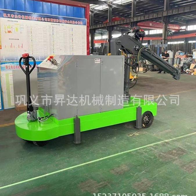 昇达机械液压小吊车移动配重式升降单臂吊重型型旋转式液压吊机