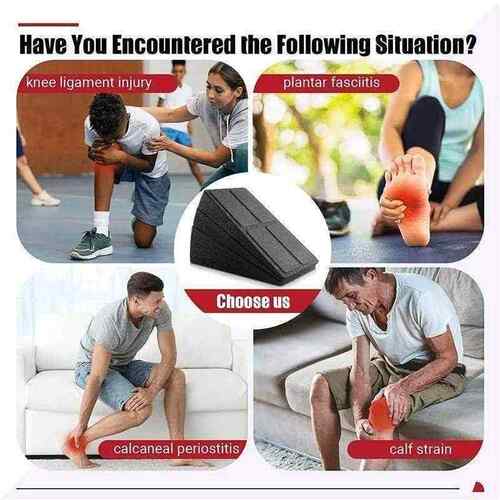 3pcs/Set Yoga Bricks Squat Wedge Blocks Slant Board Adjustab