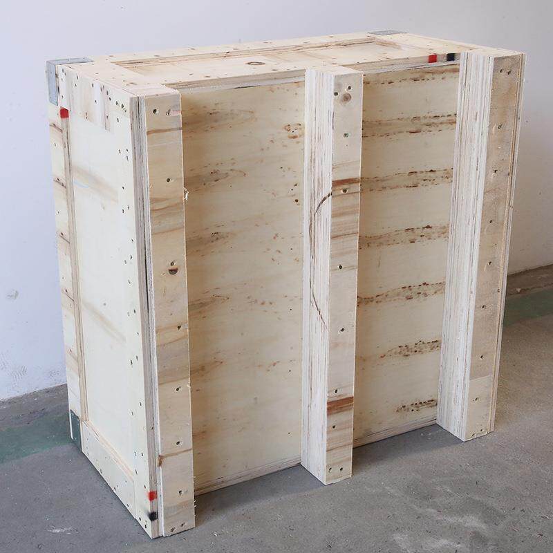 出木胶箱物包装运输可拆流卸免熏口蒸合板钢出口木箱带卡扣实木木
