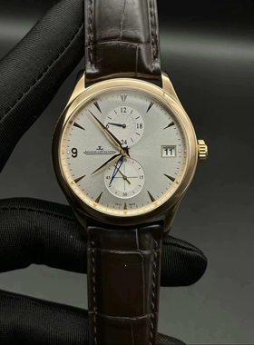 98新积家大师18k玫瑰金Q1622530自动机械40mm男表