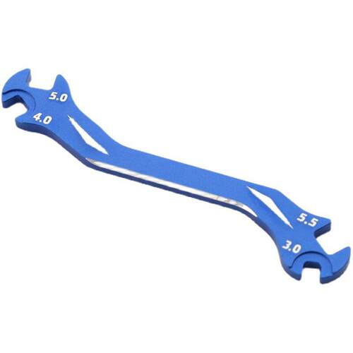 遥控RC修车工具 3/4/5/5.5mm 铝合金螺丝扳手 模型工具