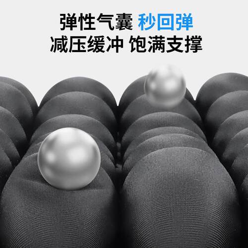 汽靠垫透气散热防烧垫充气折叠腰靠办公背车座可椅BC-433靠垫