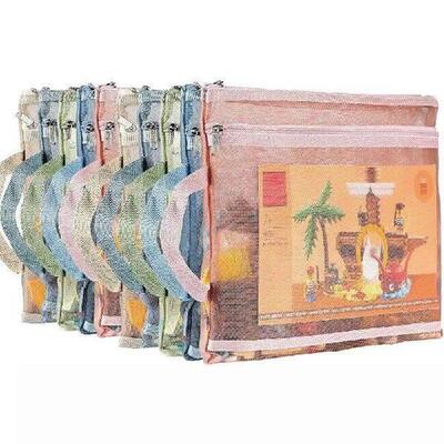 Breathable A4/A5 Storage Pouch Zipper Double-Layer Document