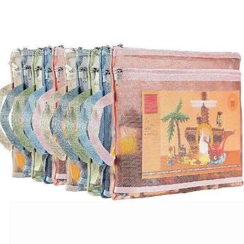Breathable A4/A5 Storage Pouch Zipper Double-Layer Document