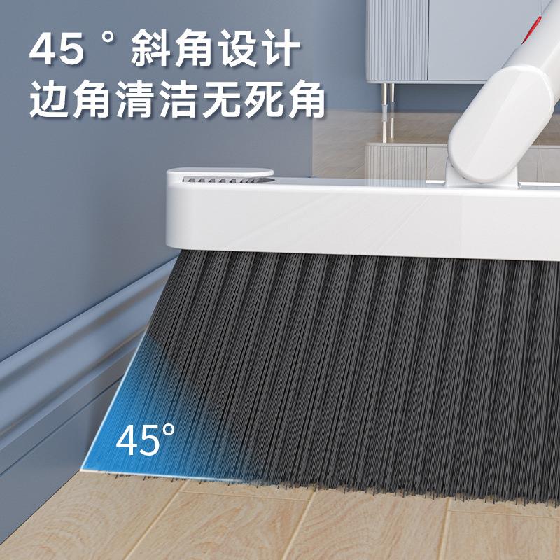 家用折叠扫把套装扫帚簸箕组合除毛发梳齿加厚不锈钢杆地笤撮子